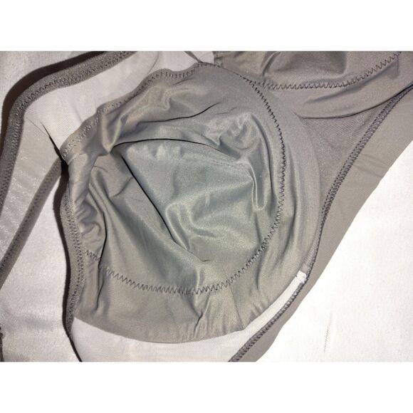 Glamorise High Impact Underwire Sports Bra Size 36DD Grey Moisture Wicking Gym - Picture 5 of 6